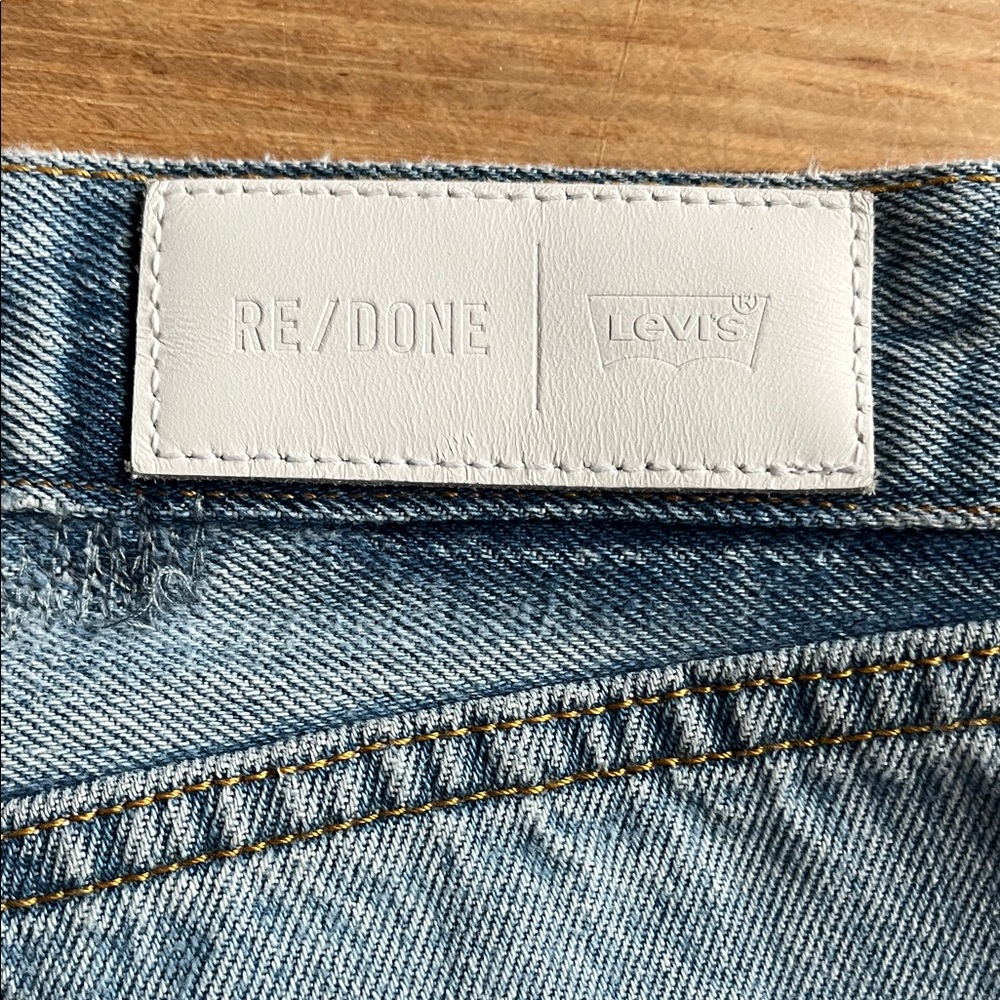 RE/DONE x Levi's $395 Retail Women's Straight Leg Jeans - Picture 7 of 7